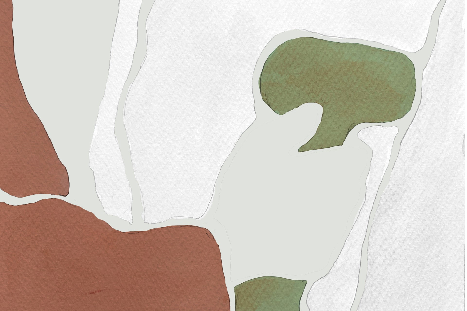 Illustration of a person holding a green steamer against white clothing