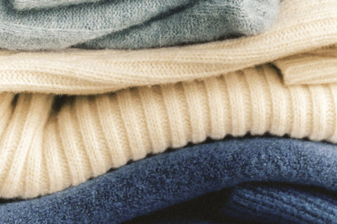 stack of knits